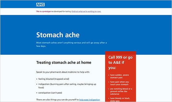 NHS.uk will use location and browser history to personalise health advice