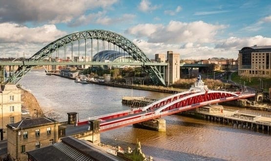 North East A photograph of Newcastle's city centre