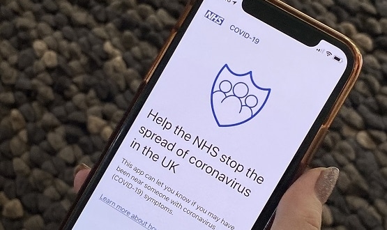 NHS Covid-19 contact-tracing app