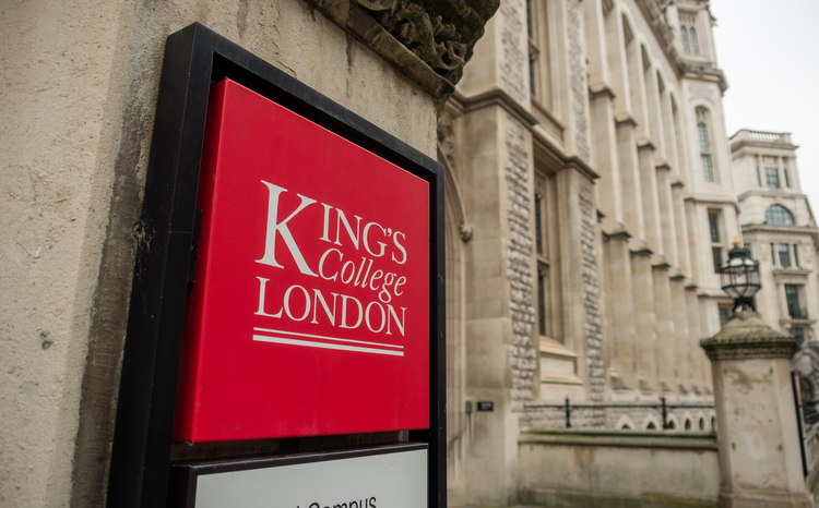 Sign for King's College London